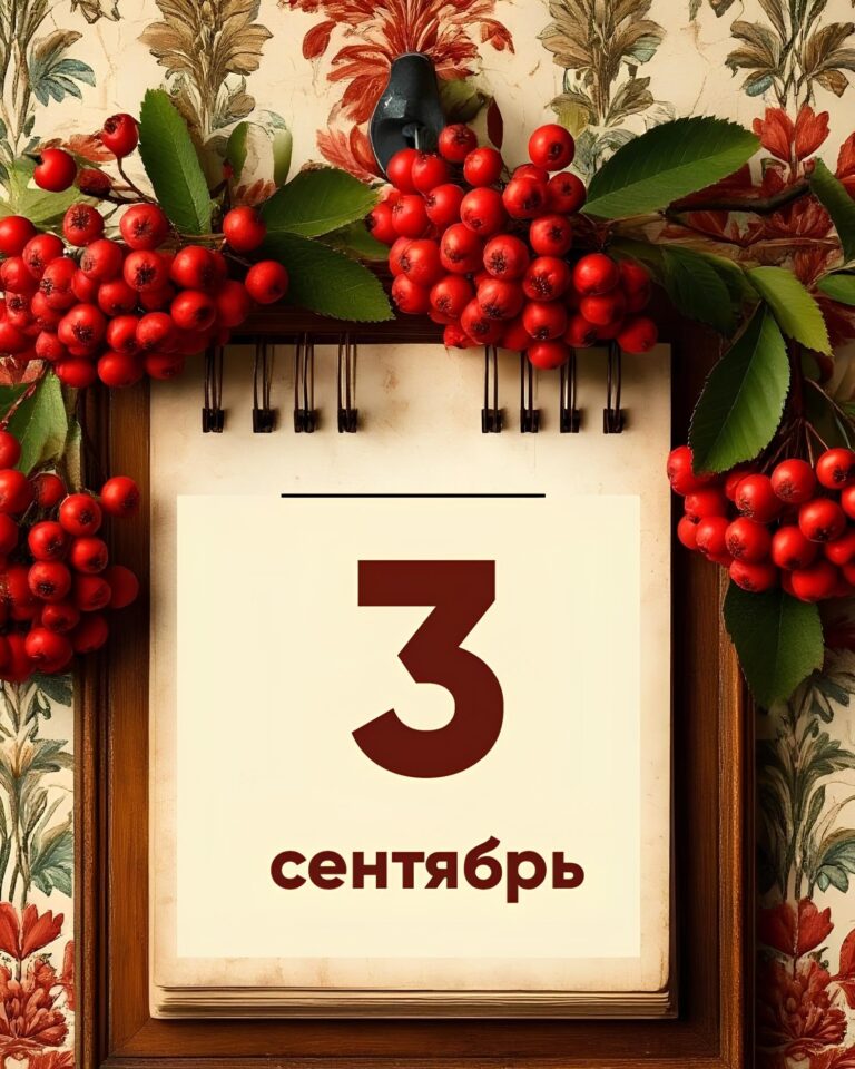 Три признака, что сегодня 3 сентября